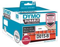 2112290 Dymo White Black Print Label Roll, 102mm Width, 59mm Height, 300Per Roll Qty
