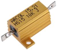 hs15-10k-j Arcol, 10kΩ 15W Wire Wound Chassis Mount Resistor HS15 10K J ±5%