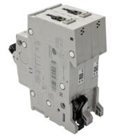2cds252001r0501-s202-d50 ABB System Pro M Compact S200 MCB, 2P, 50A Curve D, 400V AC, 125V DC, 10 kA Breaking Capacity