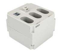264-0998 RS PRO DIN Rail Mounted Current Transformer, 125A Input, 3 x 125A, 330 mV Output, 30 x 15.5mm Bore, 330 mV