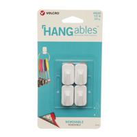 vel-30102-weu Velcro HANGables 19 x 32 mm White Adhesive Hook x 4