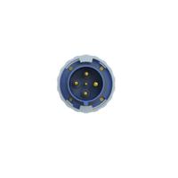 2cma166790r1000 Amphenol Industrial, 2CMA1 IP67, IP69 Blue 3P+E Industrial Power Plug, Rated At 63A, 250 V