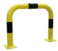 174-5897 RS PRO Black & Yellow Steel Protection Barrier