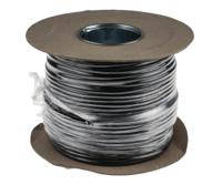 775-5845 RS PRO 2182Y 0.75 mm² 2 Core Power Cable, H03VV-F, Black PVC, 100m