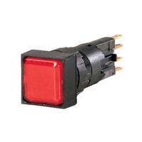 089104-q25lf-rtwb Eaton, Panel Mount Red LED Indicator, 16mm Cutout, IP65, Square