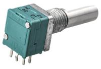 rk09712200ha Alps Alpine RK097 10kΩ Rotary Potentiometer 2-Gang Through Hole, RK09712200HA