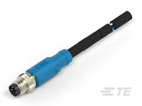 t4061110004-001 TE Connectivity Male 4 way Plug to Unterminated 4 way Free End Sensor Actuator Cable, 0.5 m