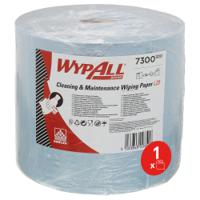 7300 WYPALL WypAll L20 General Clean () Centrefeed Roll Blue Paper Towel, 380 x 235mm, 2-Ply, 500 Sheets
