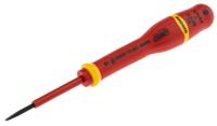 at25x50ve Facom Slotted Insulated Screwdriver, 2.5 x 0.4 mm Tip, 50 mm Blade, VDE/1000V, 153 mm Overall