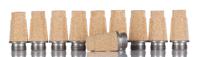 722-277 Legris 0670 Sintered Bronze 12bar Pneumatic Silencer, Threaded, G 1/8 Male