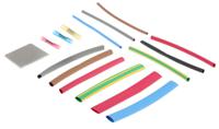 562-646 RS PRO Adhesive Lined Heat Shrink Tubing, Black, Blue, Green/Yellow, Red, White 3.2mm Sleeve Dia. x 110mm Length 2:1