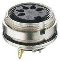 0305-08 Lumberg 8 Pole Din Socket, DIN EN 60529, 5A, 60 V ac IP68, Female, Panel Mount
