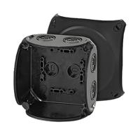 kf0400b HENSEL ENYCASE DK Series Black Polycarbonate Junction Box, 104 x 104 x 70mm