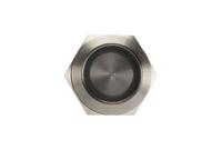 mpi00228bl Bulgin MPI002 Series Illuminated Push Button Switch, Momentary, Panel Mount, 19.2mm Cutout, SPST, Blue LED, 24V dc, IP66