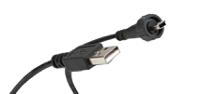 17-250031 CONEC USB 2.0, Male USB A to Male Mini USB B, 2m