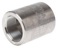 826-7015 RS PRO Stainless Steel Pipe Fitting, Straight Circular Coupler, Female Rc 1-1/4in x Female Rc 1-1/4in