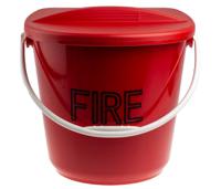 523-061 Wall Mounted Plastic Fire Bucket