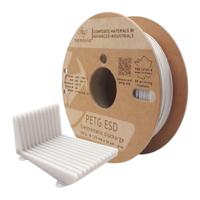 naptged2050gy NANOVIA 2.85mm Grey PET-G ESD 3D Printer Filament, 500g