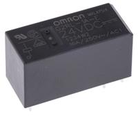 g2rl-1a-e-dc24 Omron PCB Mount Power Relay, 24V dc Coil, 16A Switching Current, SPST