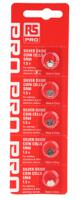514-7750 RS PRO SR60 Button Batteries, 1.55V, 6.8mm Diameter, 5 Pack