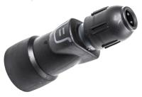 0-504-41 Legrand French Mains Connector, 16A Black, Cable Mount Rubber, 250 V