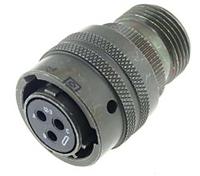 pt06a-12-3s Amphenol Socapex, PT, Copper Alloy 3 Way Cable Mount MIL Spec Circular Connector PlugGreen, Socket Contacts,Shell Size