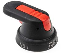 ohb65j6t-1sca022399r8110 ABB Black Rotary Handle