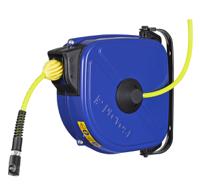 drfb-0815cs PREVOST Wall Mounted 15m Air Hose Reel, 8mm Inner Diameter, 12mm Outer Diameter, 350L/min Flow Rate