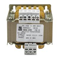 504-296 RS PRO 50VA 1 Output Chassis Mounting Transformer, 55V ac, IEC 61558-2-4