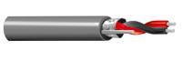 8450-0101000 Belden8450 Series 2 Core Line level Low Voltage signal Cable, 0.33 mm² CSA Screened, 3mm od, 304m, Black