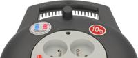 1093951 brennenstuhl 10m 4 Socket Type E - French Cable Reel Cassette Reel, 230 V, IP20