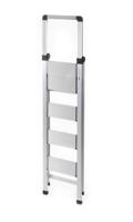 259-5114 RS PRO 4 Tread Aluminium Steps 1510mm Platform Height, Silver