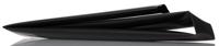 te100046115 3M Halogen Free Heat Shrink Tubing, Black 39mm Sleeve Dia. x 1m Length 3:1 Ratio, GTI-3000 Series