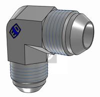10emtxs Parker Hydraulic Elbow Compression Tube Fitting UNF 7/8-14 Male to UNF 7/8-14 Male, 10EMTXS