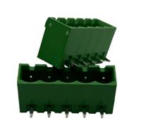 hmsa-059p5v Conex-It, 5.08mm Pitch, HMSA, 5 Way, Right Angle, Pluggable Terminal Block, Header, Through Hole, Solder Termination,