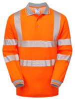 lfe926-nb-l PULSAR LFE904 Orange Men Hi Vis Polo Shirt, L