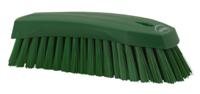 38902 Vikan Hard Bristle Green Scrubbing Brush, 36mm bristle length, Polyester bristle material