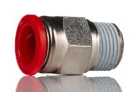 c01251648 Norgren Pneufit C Series Straight Threaded Adaptor, Push In 16 mm to R 1/2, Threaded-to-Tube Connection Style