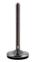 224-5829 RS PRO M20 80mm Dia. Rubber Adjustable Foot, 1000kg Static Load Capacity 10° Tilt Angle