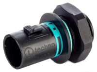 136-9903 RS PRO Tee Plug, 2-Pole, Male, 1-Way, Panel Mount, 10A, IP68
