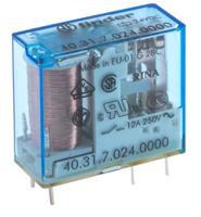 403170240000 Finder PCB Mount Power Relay, 24V dc Coil, 10A Switching Current, SPDT