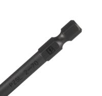 1212604 Phoenix Contact Plus Minus, Pozidriv, Slotted Screwdriver Bit, PZ2 Tip, 70 mm Drive, Pozidriv Drive, 70 mm Overall