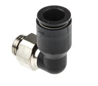 3199-08-10 Legris LF3000 Series Elbow Threaded Adaptor, G 1/8 Male to Push In 8 mm, Threaded-to-Tube Connection Style