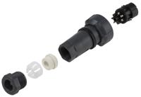 pxp701006pst0709 Bulgin Circular Connector, 6 Contacts, Cable, Standard Connector, Plug, Male, IP66, IP68, IP69K, Buccaneer 7000 Series