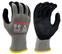 01-107-taille-8 KYORENE 01-107 Grey Graphene Work Gloves, Size 8, Nitrile Micro-Foam Coating