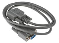 182-8897 RS PRO Female 9 Pin D-sub to Female 9 Pin D-sub Serial Cable, 1m PVC