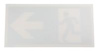 370-1526 Plastic Emergency Exit Right Non-Illuminated Emergency Exit Sign