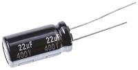 eeued2g220 Panasonic 22μF Aluminium Electrolytic Capacitor 400V dc, Radial, Through Hole - EEUED2G220