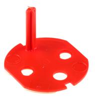 0-502-99 Legrand Red 1 Gang Insert Plate