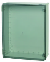 cab-pc-504020-t3b Fibox CAB Series Polycarbonate Wall Box, IP65, Viewing Window, 500 mm x 400 mm x 200mm